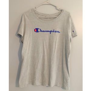 grey CHAMPION short sleeve shirt